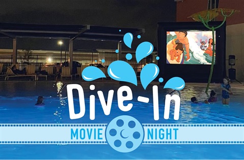 Dive-In Movie Night graphic